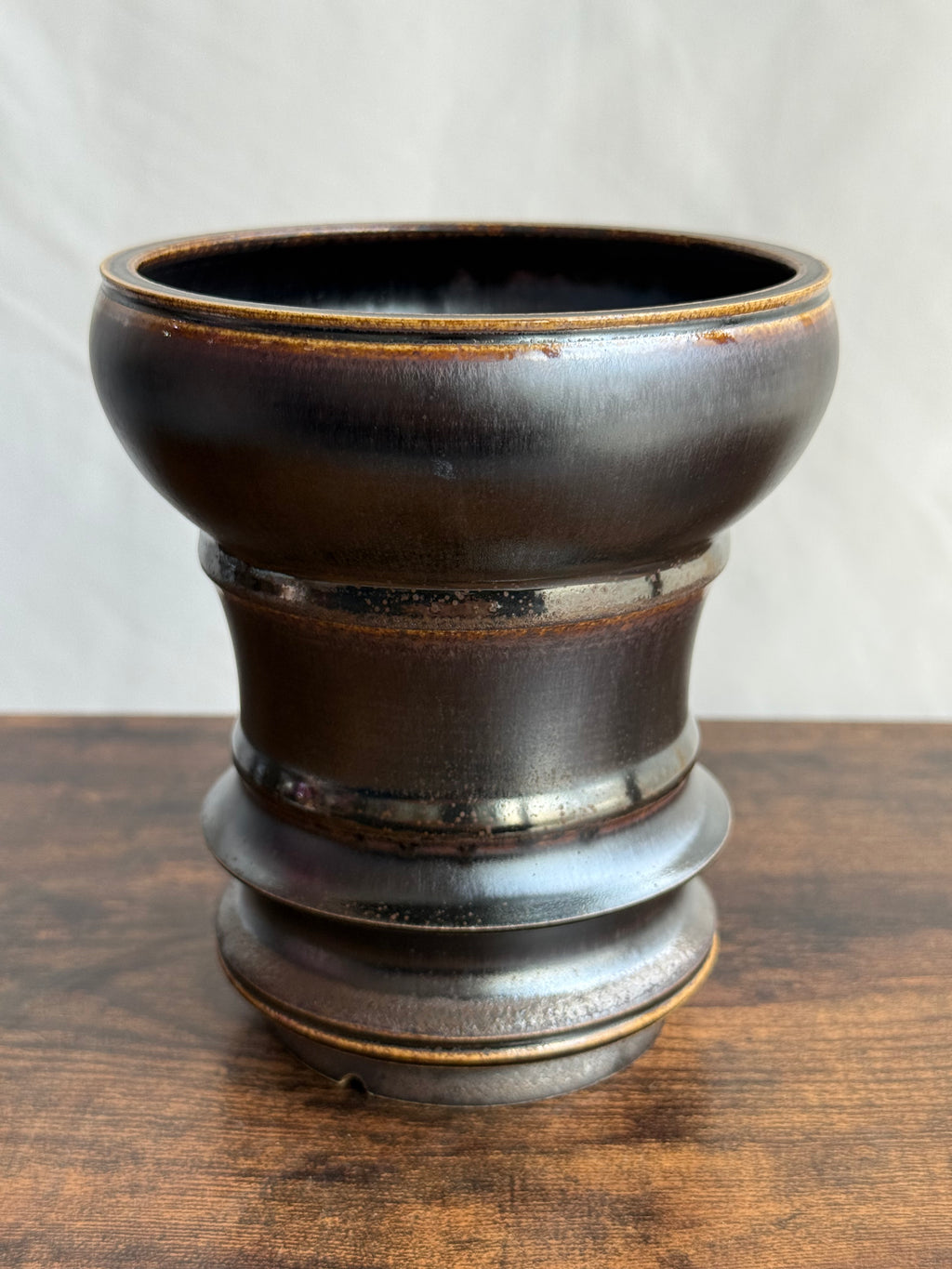 野火製陶<br>Wildfire Studio<br>手作鉢‘Burgundy’ WS1