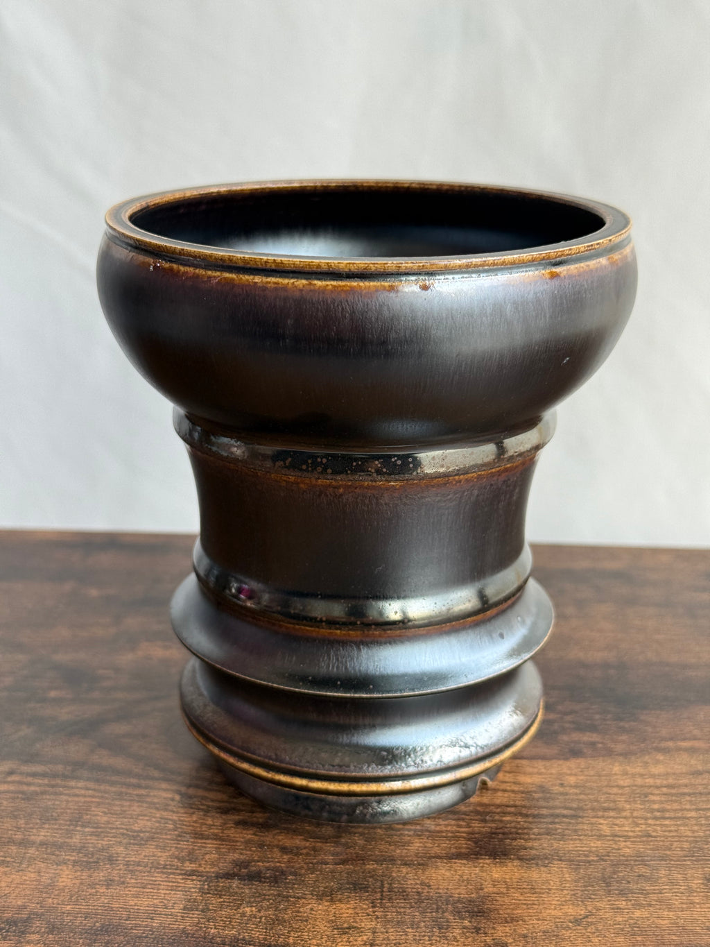 野火製陶<br>Wildfire Studio<br>手作鉢‘Burgundy’ WS1