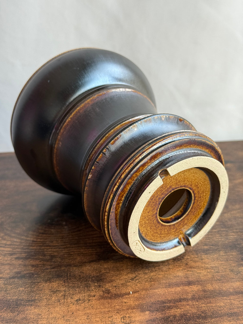 野火製陶<br>Wildfire Studio<br>手作鉢‘Burgundy’ WS1