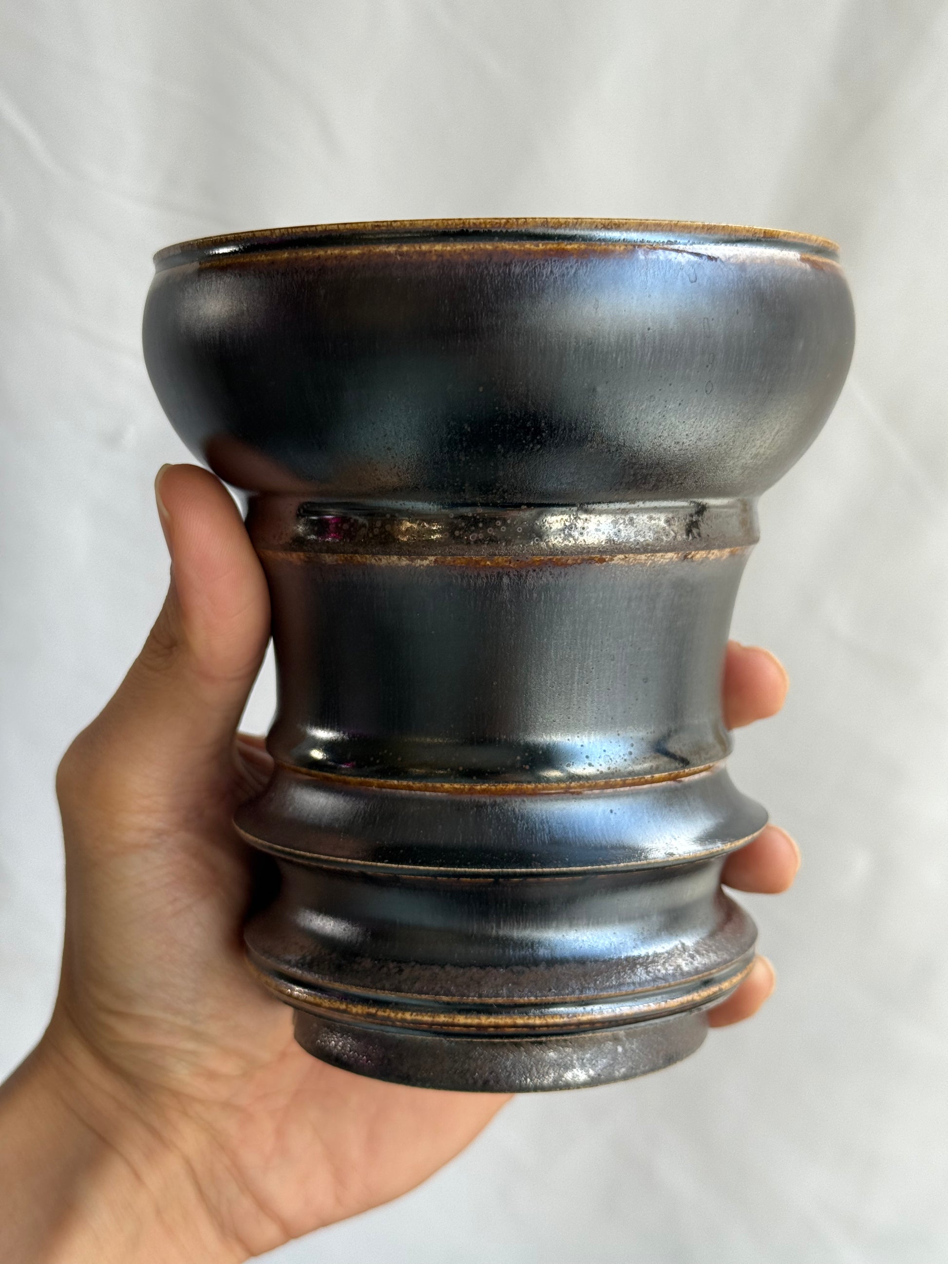 野火製陶<br>Wildfire Studio<br>手作鉢‘Burgundy’ WS1