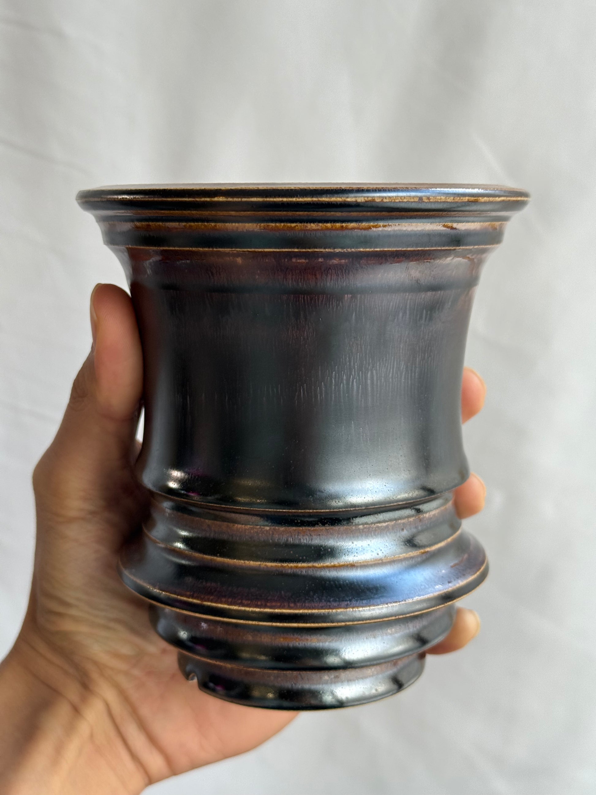 野火製陶<br>Wildfire Studio<br>手作鉢‘Burgundy’ WS2