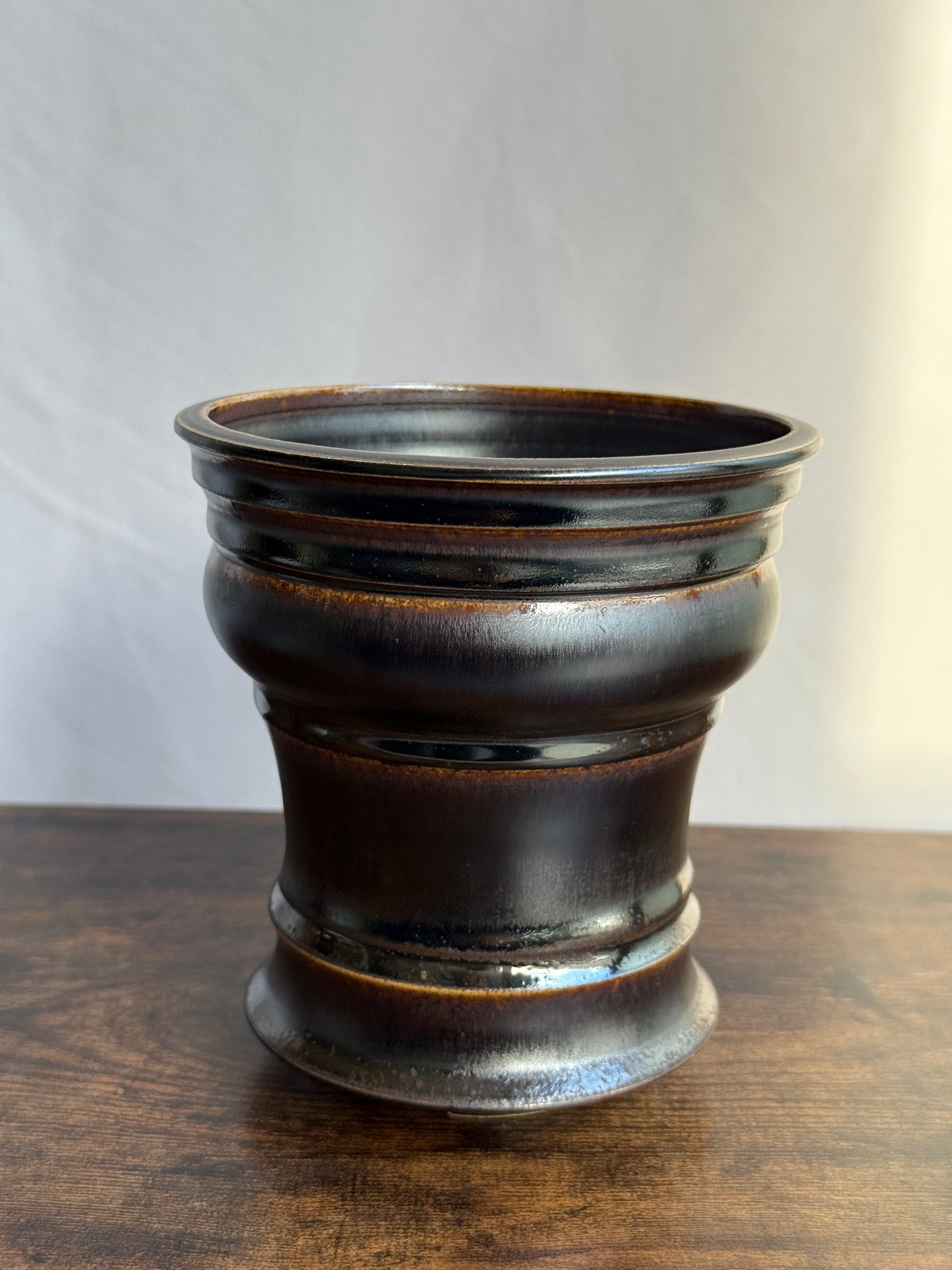 野火製陶<br>Wildfire Studio<br>手作鉢‘Burgundy’ WS4