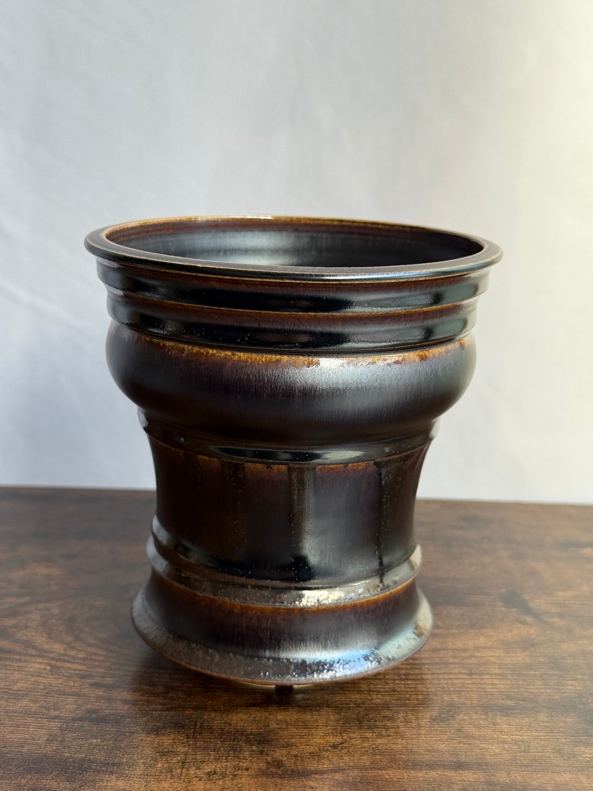 野火製陶<br>Wildfire Studio<br>手作鉢‘Burgundy’ WS4