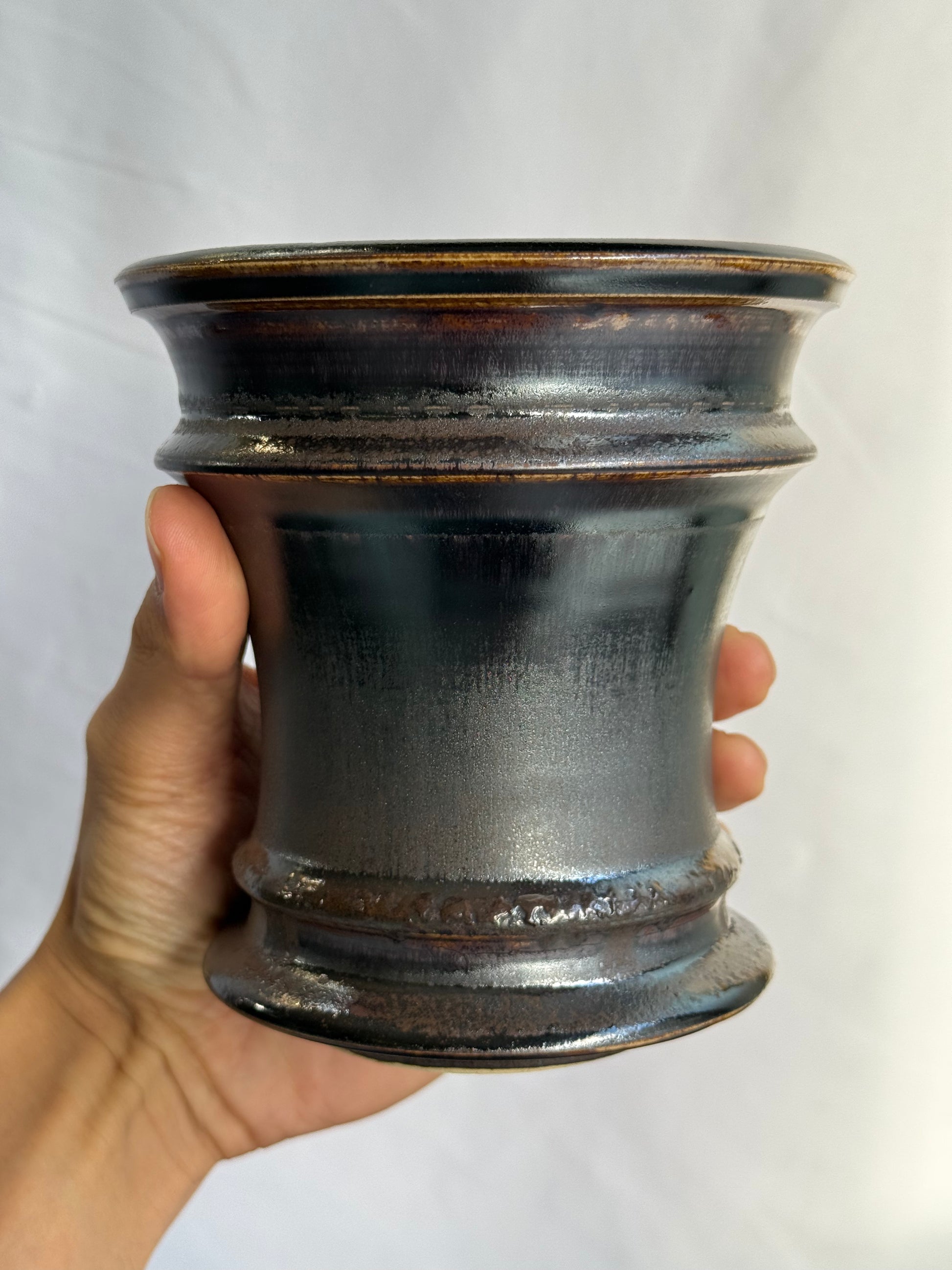 野火製陶<br>Wildfire Studio<br>手作鉢‘Burgundy’ WS5