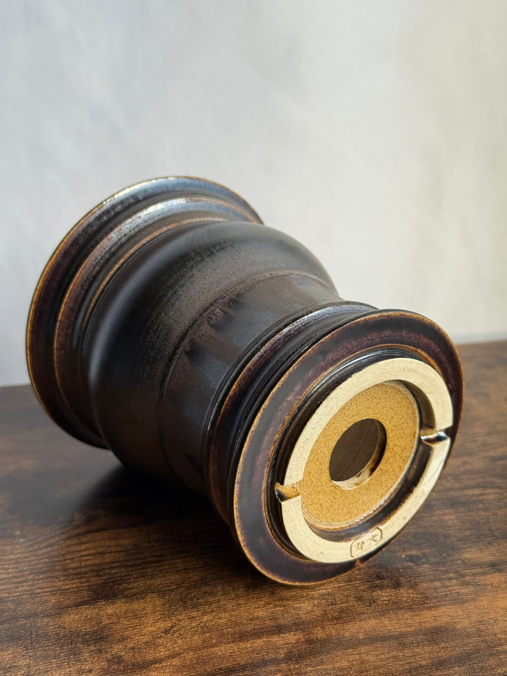 野火製陶<br>Wildfire Studio<br>手作鉢‘Burgundy’ WS6