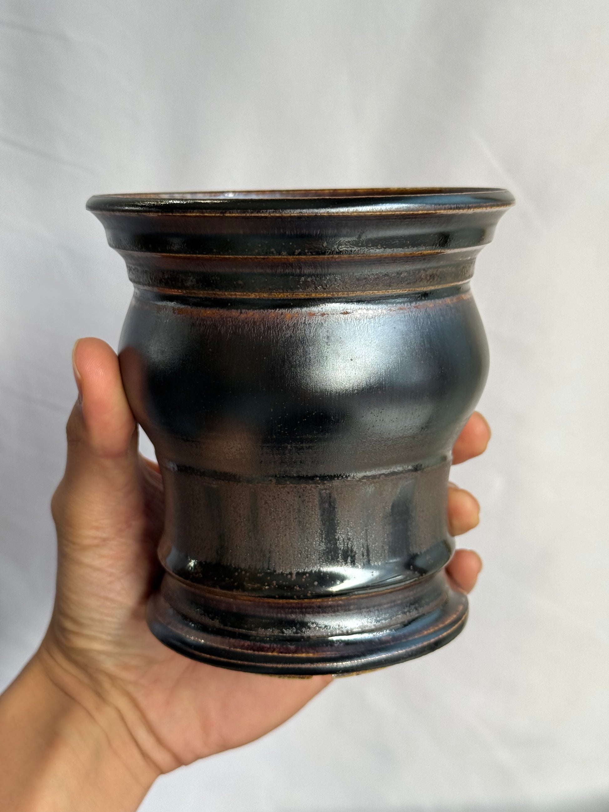 野火製陶<br>Wildfire Studio<br>手作鉢‘Burgundy’ WS6